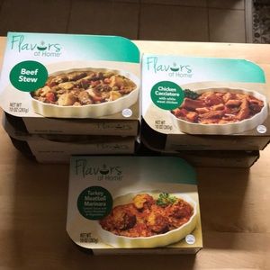 6 Optavia lean and green 3 beef stew 2 chicken cacciatore 1 turkey meatball.